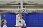 Volleyball vs Babson  Wheaton Women's Volleyball vs Babson College. - Photo by Keith Nordstrom : Wheaton, Volleyball, VB